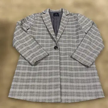나노 유니버스 체크 무늬 테일러드 자켓