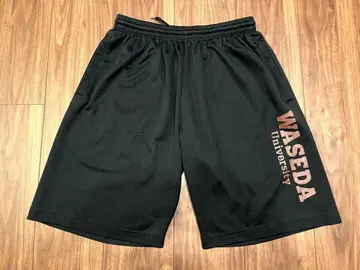 와세다 대학교 로고 하프 팬츠