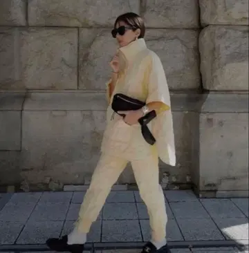 마차트 퀼팅 팬츠 아이보리