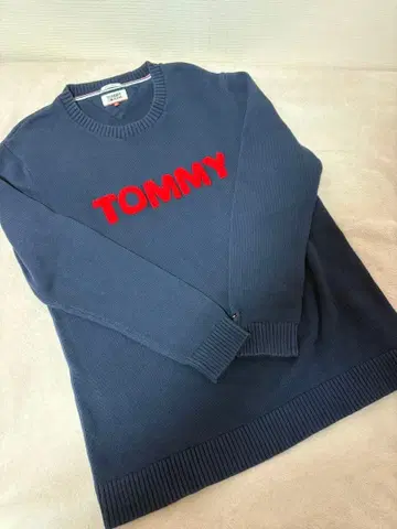 타미 진스 네이비 니트 XL