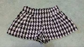 DaTuRa 하운드투스 체크 패턴 숏팬츠 큐롯