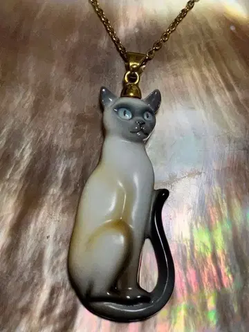 토시카네 슌켄 toshikane 목걸이샴 고양이 캣