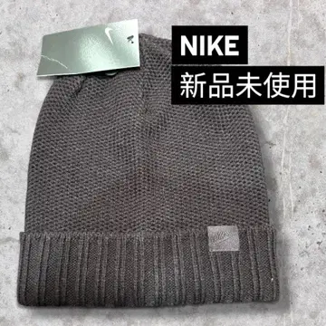 NIKE 니트 모자 브라운 미사용 새상품