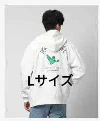 ( What it isNt ) 지퍼 후드티 화이트 마크곤잘레스