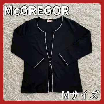 [ 택 포함 ] 새상품급 가디건 코튼 100% 블랙 여성용 맥레거