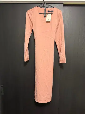 nano UNIVERSE 핑크 긴팔 니트 원피스