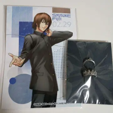 [ 미사용 ] 테니스의 왕자님 후지 슈스케 벌스데이 브로마이드, 이어커프