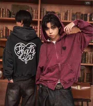 that's life 지퍼 후드티 M 사이즈