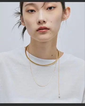 [ loni ] 멀티웨이 펄 초커