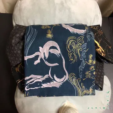 [ 말(초원의 준마) x 나루카미 린넨 ] 어른용 헤코비 반폭