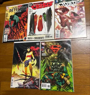 배트맨 원더우먼 슈퍼맨 DC 5권 세트