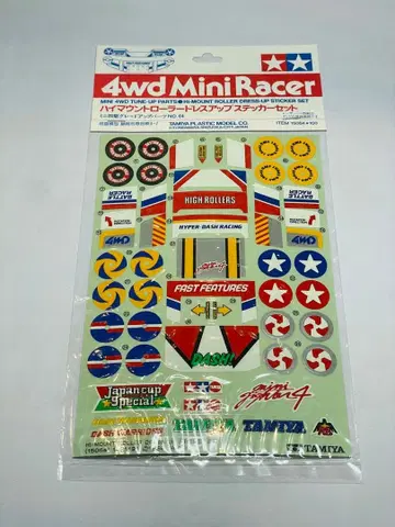미니 사륜구동 하이 마운트 롤러 드레스업 스티커 세트 1