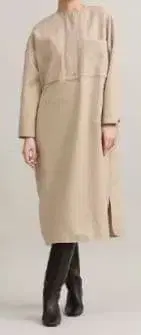 [ 새상품급 ] 잇츠인터내셔널 라운드 칼라 울 라이크 원피스