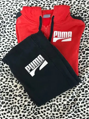 PUMA 집업 후드티 셋업