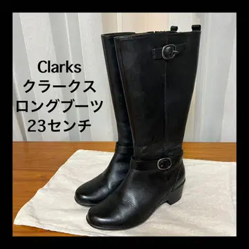 새상품급 Clarks 클락스 롱 부츠 블랙 23cm