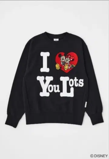 moussy MD I LOVE MM 미키 풀오버 맨투맨