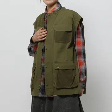 니코앤드 헌팅 리메이크 베스트 카키