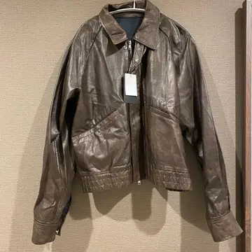 Kastane 인조 가죽 숏 블루종