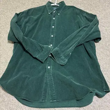 랄프 로렌 그린 코듀로이 셔츠 사이즈 XL