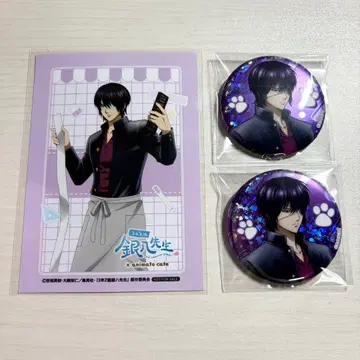 은혼 긴파치선생 타카스기 신스케 캔뱃지 브로마이드 난자타운