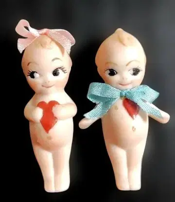 미니어처 비스크 인형 2체