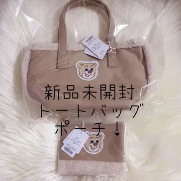 (미개봉 새상품) 올드 테디 와펜 보아 토트백 보아 파우치