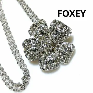 FOXEY 2way 플라워 목걸이 & 브로치