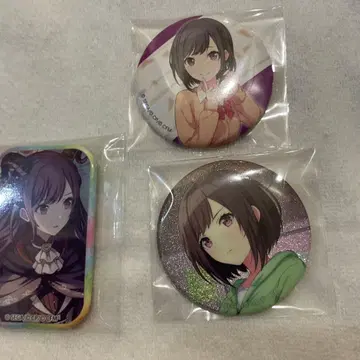 시노노메 에나 스퀘어 캔뱃지 글리터 캔뱃지 묶음 판매