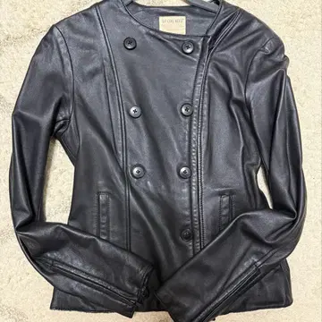 르쉘블루 시프스킨 램 가죽 자켓 양가죽 블랙 38