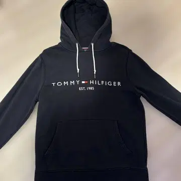 TOMMY HILFIGER 블랙 후드티