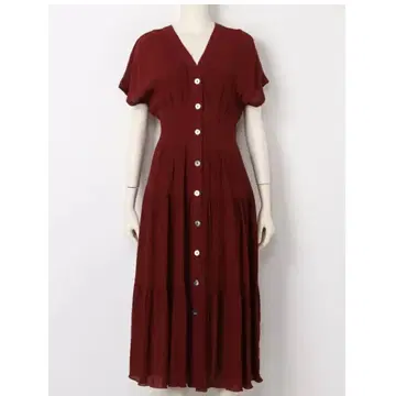 스나이델 롱 원피스 와인 레드 가을/겨울