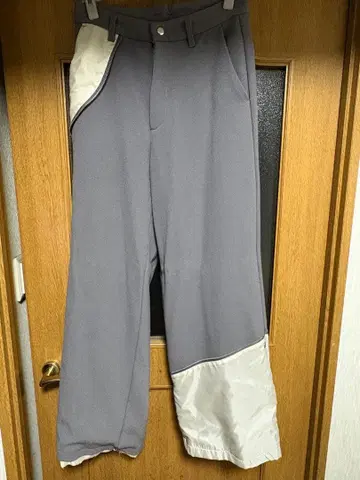 [ GRANCY ] 리버스 레이어드 디자인 슬랙스 S