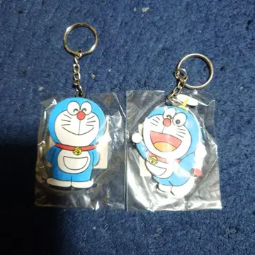 도라에몽 소프트 키링 세트, 애니메이션, 레트로, 러버 스트랩, 모음