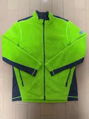 언더아머 플리스 자켓 형광 그린