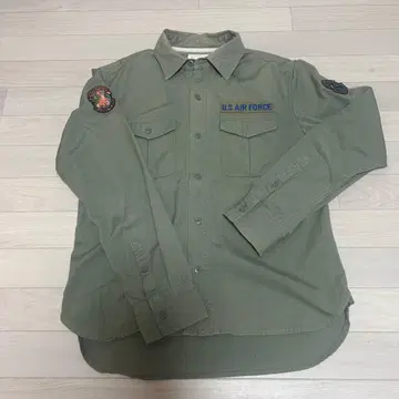 U.S. AIR FORCE 밀리터리 셔츠 올리브