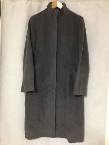 KT 코트 롱 코트 울 코트 아우터 그레이 차콜 그레이