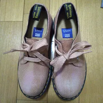 핑크 레이스업 슈즈