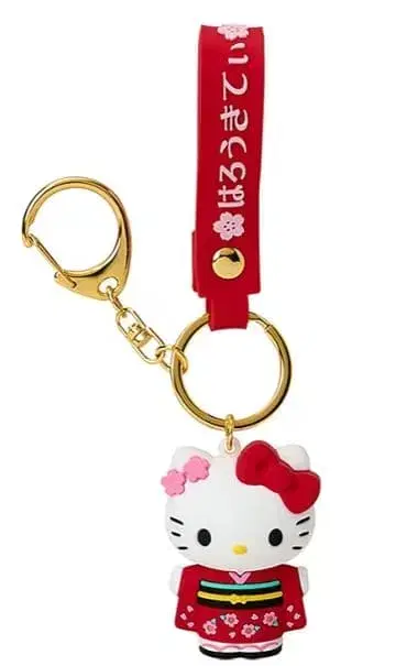 키티 기모노 입체 키링