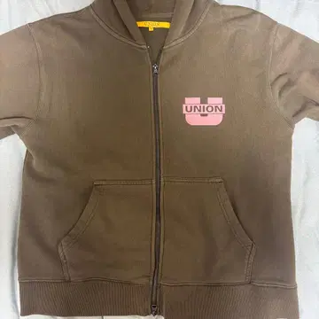 UNION 브라운 후드티