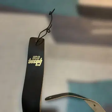 레어! LEVY'S 깁슨 USA 천연 가죽 기타 스트랩