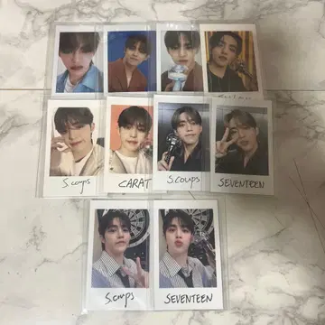 SEVENTEEN 세븐틴 세부치 에스쿱스 인스턴트 포토 트레이딩 카드