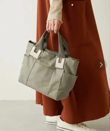 수지 부품 토트백 S 사이즈 [한정 컬러] 모스그린