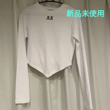 Rest&Recreation 크롭 긴팔 T셔츠