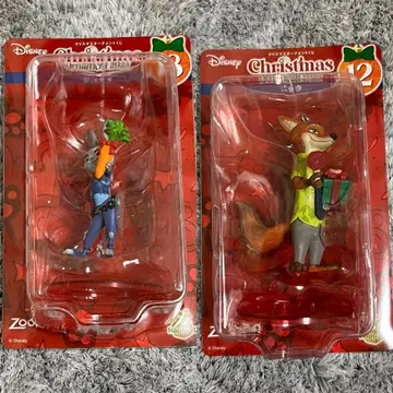 디즈니 크리스마스 피규어 세트