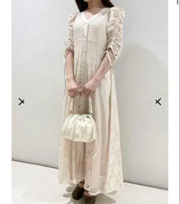 SNIDEL 스나이델 패널 레이스 원피스 사이즈 1