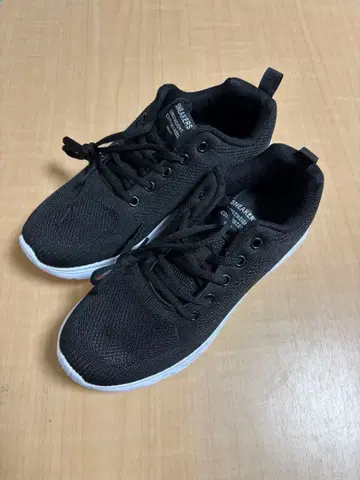 러닝화 블랙 25cm 미사용 새상품