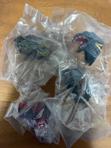 제일복권 고질라 괴수난무 날뛰는 것들 몬스터 헤드 마그넷 4종