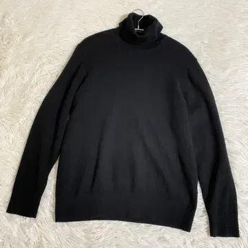유니클로 캐시미어 100% 니트 스웨터 터틀넥 L 남성용