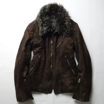 Tornado Mart Fur Leopard Riders Jacket