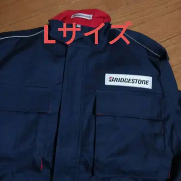 BRIDGESTONE L 사이즈 네이비 오버롤